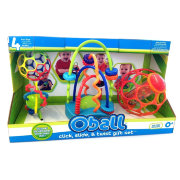 * Подарочный набор 'Двигай, крути, щелкай!' (Click, Slide & Twist Gift Set), 4 игрушки, Oball [81518]