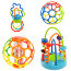 * Подарочный набор 'Двигай, крути, щелкай!' (Click, Slide & Twist Gift Set), 4 игрушки, Oball [81518] - 81518-1.jpg