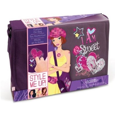 Набор для дизайна - сумка с элементами декорирования сиреневая &#039;I am sweet&#039; Style Me Up!, Wooky [912w] Набор для дизайна - сумка с элементами декорирования сиреневая 'I am sweet' Style Me Up!, Wooky [912w]