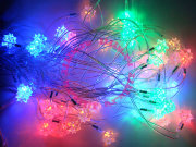 Гирлянда электрическая, 48 цветных светодиодов 'Кристалл', 'портьера', 'Новогодняя сказка' [NS97089]