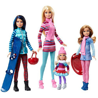 Набор кукол Барби &#039;Сестры на зимнем воздухе&#039;, из специальной серии &#039;Pink Passport&#039;, Barbie, Mattel [FDR56] Набор кукол Барби 'Сестры на зимнем воздухе', из специальной серии 'Pink Passport', Barbie, Mattel [FDR56]