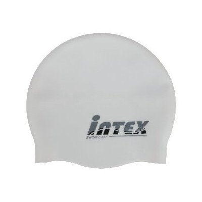 Шапочка для плаванья, силиконовая, белая, Intex [58680] Шапочка для плаванья, силиконовая, белая, Intex [58680]