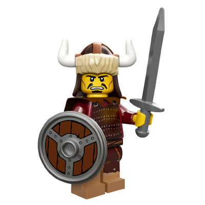 Минифигурка 'Гуннский воин', серия 12 'из мешка', Lego Minifigures [71007-02] Минифигурка 'Гуннский воин', серия 12 'из мешка', Lego Minifigures [71007-02]