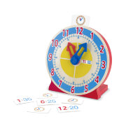 Обучающий набор 'Часы с карточками. Поверни стрелки и скажи, который час' (Turn & Tell Clock), Melissa&Doug [4284]
