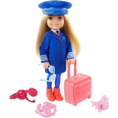 Игровой набор с куклой Челси &#039;Пилот&#039;, из серии &#039;Я могу стать&#039;, Barbie, Mattel [GTN90] Игровой набор с куклой Челси 'Пилот', из серии 'Я могу стать', Barbie, Mattel [GTN90]