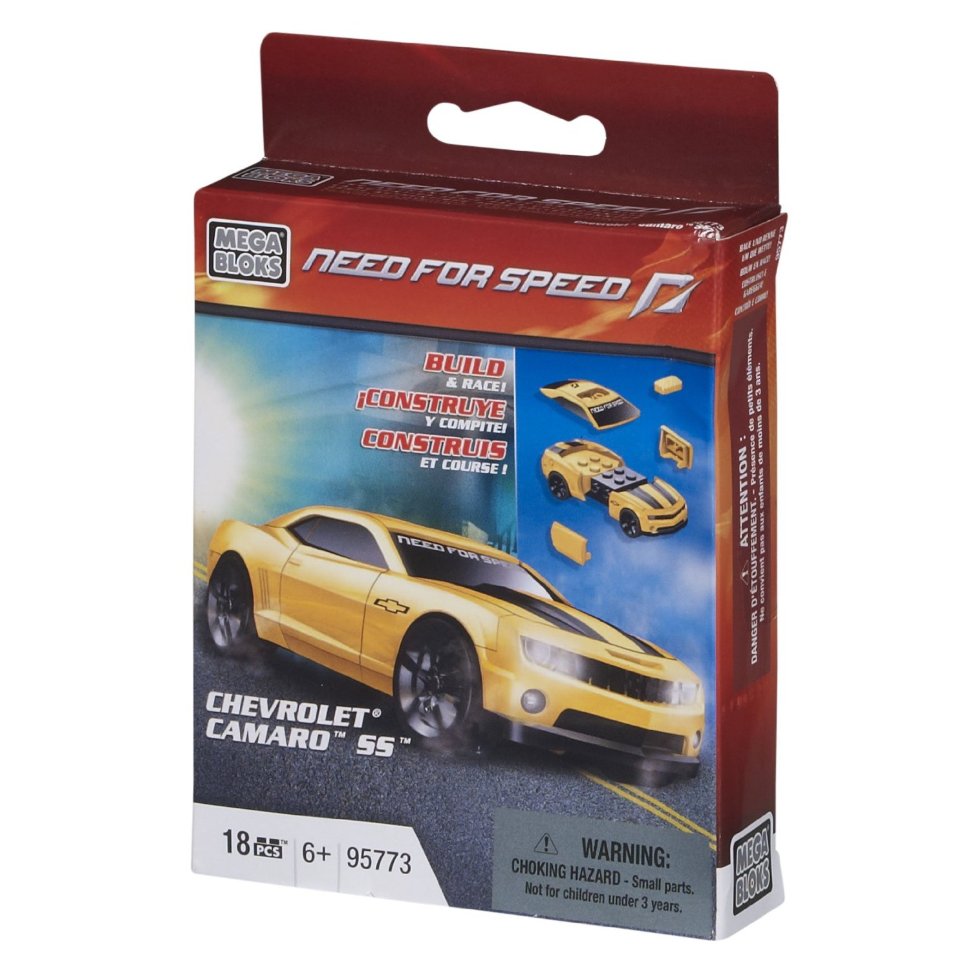 Конструктор 'NFS Chevrolet Camaro SS', Need For Speed, Mega Bloks [95773]