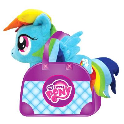 Мягкая игрушка &#039;Пони Rainbow Dash в сумочке&#039;, 20 см, My Little Pony, Затейники [MLPE4B] Мягкая игрушка 'Пони Rainbow Dash в сумочке', 20 см, My Little Pony, Затейники [MLPE4B]