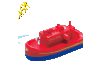 Игрушка для воды 'Пожарный катер', Aquaplay [A223] - AQ223a.gif