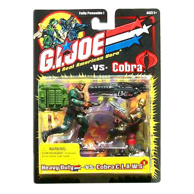 Набор фигурок &#039;Heavy Duty vs Cobra C.L.A.W.S.&#039;, 10см, G.I.Joe, Hasbro [53132] Набор фигурок 'Heavy Duty vs Cobra C.L.A.W.S.', 10см, G.I.Joe, Hasbro [53132]