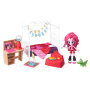 Игровой набор 'Пижамная вечеринка' с мини-куклой Pinkie Pie, 12см, шарнирная, My Little Pony Equestria Girls Minis (Девушки Эквестрии), Hasbro [B4911]