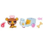 Игровой набор 'Мишка на мотороллере' из серии 'Зверюшки в движении', Littlest Pet Shop [32771]