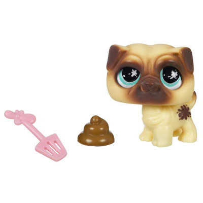 Набор Littlest Pet Shop- Игрушки с аксессуарами - Мопс [65462] Набор Littlest Pet Shop- Игрушки с аксессуарами - Мопс [65462]