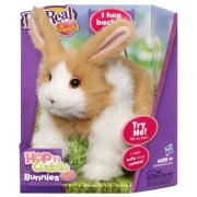 Интерактивный ходячий кролик Hop'n'Cuddle Bunnies, бело-рыжий, FurReal Friends, Hasbro [36123]