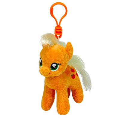 Мягкая игрушка-брелок &#039;Пони Applejack&#039;, 11 см, My Little Pony, TY [41101] Мягкая игрушка-брелок 'Пони Applejack', 11 см, My Little Pony, TY [41101]