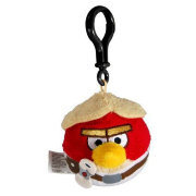 Мягкая игрушка-брелок 'Злая птичка Люк Скайуокер' (Angry Birds Star Wars - Luke Skywalker), 7 см, Commonwealth Toys [93158-LS]