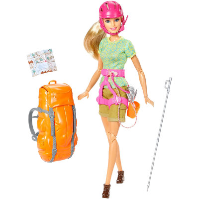 Шарнирная кукла Barbie &#039;Альпинистка&#039;, специальный выпуск, из серии &#039;Безграничные движения&#039; (Made-to-Move), Mattel [FGC97] Шарнирная кукла Barbie 'Альпинистка', специальный выпуск, из серии 'Безграничные движения' (Made-to-Move), Mattel [FGC97]