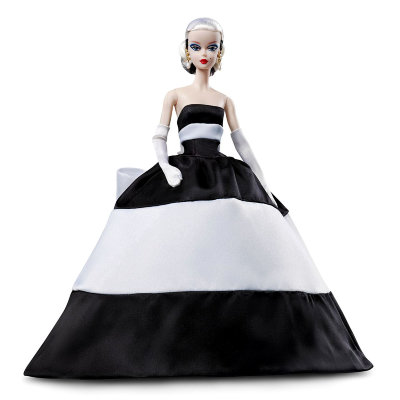 Кукла &#039;Черно-белый навсегда&#039; (Black and White Forever), коллекционная, Gold Label Barbie, Mattel [FXF25] Кукла 'Черно-белый навсегда' (Black and White Forever), коллекционная, Gold Label Barbie, Mattel [FXF25]