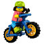 Минифигурка 'Горная велосипедистка', серия 19 'из мешка', Lego Minifigures [71025-16] - Минифигурка 'Горная велосипедистка', серия 19 'из мешка', Lego Minifigures [71025-16]
