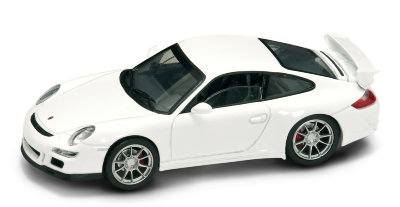 Модель автомобиля Porsche 997 GT3, белая, 1:43, серия Премиум в пластмассовой коробке, Yat Ming [43205W] Модель автомобиля Porsche 997 GT3, белая, 1:43, серия Премиум в пластмассовой коробке, Yat Ming [43205W]