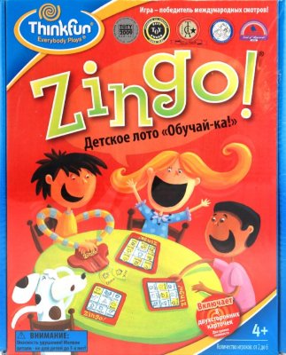 Детское лото &#039;Zingo!&#039; - &#039;Обучай-ка!&#039;, Thinkfun [7700] Детское лото 'Zingo!' - 'Обучай-ка!', Thinkfun [7700]