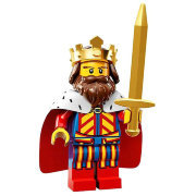 Минифигурка 'Король', серия 13 'из мешка', Lego Minifigures [71008-01]