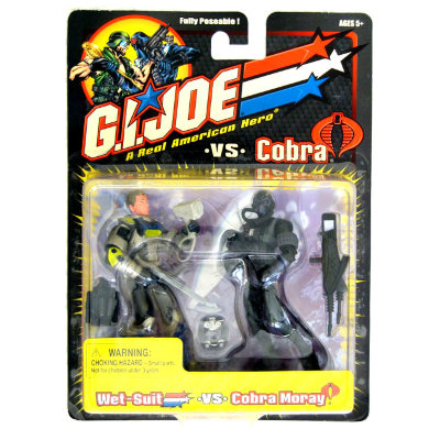 * Набор фигурок 'Wet-Suit vs Cobra Moray', 10см, G.I.Joe, Hasbro [53133] Набор фигурок 'Wet-Suit vs Cobra Moray', 10см, G.I.Joe, Hasbro [53133]
