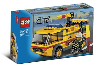 Конструктор &quot;Пожарная бригада аэропорта&quot;, серия Lego City [7891] Конструктор "Пожарная бригада аэропорта", серия Lego City [7891]