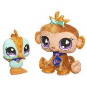 Мягкие игрушки Обезьянка и Птичка - VIP Friends, Littlest Pet Shop [68638]