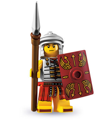 Минифигурка 'Копьеносец', серия 6 'из мешка', Lego Minifigures [8827-10] Минифигурка 'Копьеносец', серия 6 'из мешка', Lego Minifigures [8827-10]