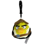 Мягкая игрушка-брелок 'Злая птичка Хан Соло' (Angry Birds Star Wars - Han Solo), 7 см, Commonwealth Toys [93158-HS]
