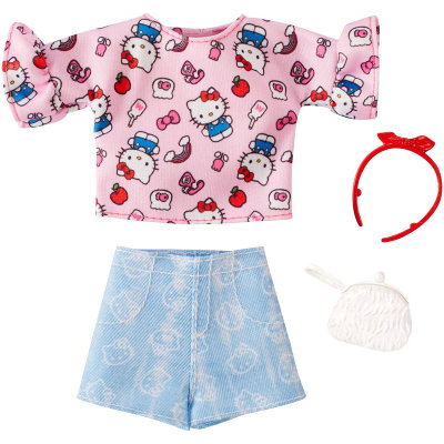 Набор одежды для Барби, из специальной серии &#039;Hello Kitty&#039;, Barbie [FKT18] Набор одежды для Барби, из специальной серии 'Hello Kitty', Barbie [FKT18]