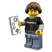 Минифигурка 'Мальчик с видеоигрой', серия 12 'из мешка', Lego Minifigures [71007-04]