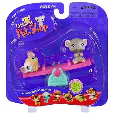 Зверюшки из серии 'Парочки' -  Мышки на качелях, Littlest Pet Shop [53590] Зверюшки из серии 'Парочки' -  Мышки на качелях, Littlest Pet Shop [53590]
