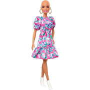 Кукла Барби 'Без волос', обычная (Original), из серии 'Мода' (Fashionistas), Barbie, Mattel [GHW64]