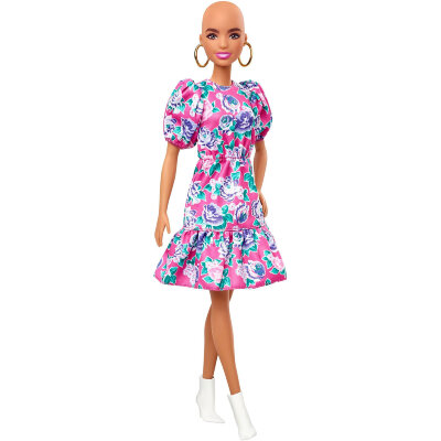 Кукла Барби &#039;Без волос&#039;, обычная (Original), из серии &#039;Мода&#039; (Fashionistas), Barbie, Mattel [GHW64] Кукла Барби 'Без волос', обычная (Original), из серии 'Мода' (Fashionistas), Barbie, Mattel [GHW64]