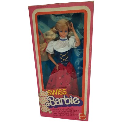 Кукла Барби &#039;Швеция&#039; (Swiss Barbie), коллекционная, из серии &#039;Куклы мира&#039;, Mattel [7541] Кукла Барби 'Швеция' (Swiss Barbie), коллекционная, из серии 'Куклы мира', Mattel [7541]