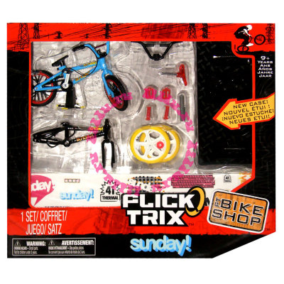 Набор с фингербайком 'Веломагазин Sunday!', Flick Trix, Spin Master [32731] Набор с фингербайком 'Веломагазин Sunday!', Flick Trix, Spin Master [32731]