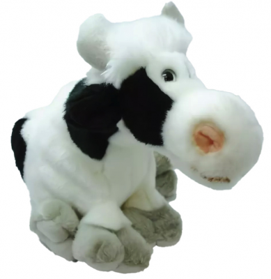 Мягкая игрушка &#039;Корова бело-черная&#039;, 24 см, Leonine [LN69226] Мягкая игрушка 'Корова бело-черная', 24 см, Leonine [LN69226]