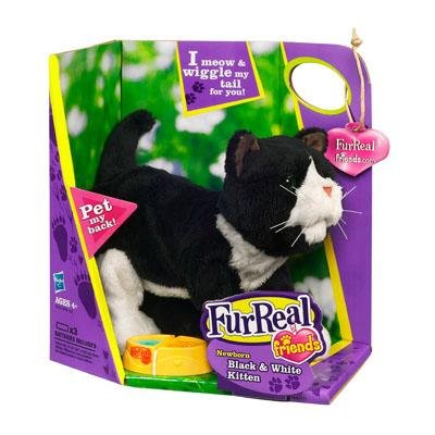 Интерактивная игрушка &#039;Новорожденная кошка черная&#039;, FurReal Friends, Hasbro [94367] Интерактивная игрушка 'Новорожденная кошка черная', FurReal Friends, Hasbro [94367]