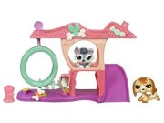 Игровой набор 'Домик щенячьих игр' с Таксой и Хаски, Littlest Pet Shop, Hasbro [28307]