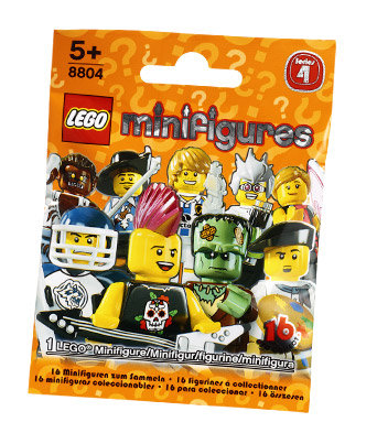 Минифигурка &#039;в мешке&#039;, серия 4, Lego Minifigures [8804] Минифигурка 'в мешке', серия 4, Lego Minifigures [8804]