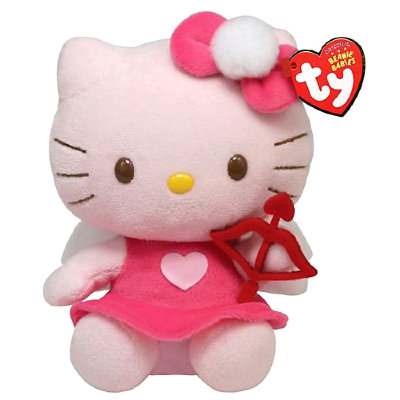Мягкая игрушка &#039;Кошечка Hello Kitty - купидон&#039;, 15 см, TY [40942] Мягкая игрушка 'Кошечка Hello Kitty - купидон', 15 см, TY [40942]