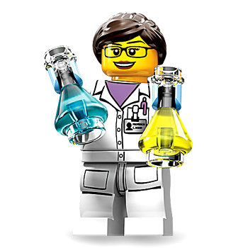 Минифигурка 'Ученый', серия 11 'из мешка', Lego Minifigures [71002-11] Минифигурка 'Ученый', серия 11 'из мешка', Lego Minifigures [71002-11]