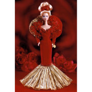 Коллекционная фарфоровая кукла Барби '50-я годовщина Маттел' (Mattel 50th Anniversary), коллекционная, Mattel [14479]