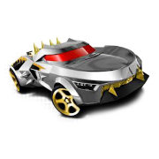 Коллекционная модель автомобиля Growler - HW Racing 2013, хромовая, Hot Wheels, Mattel [X1772]