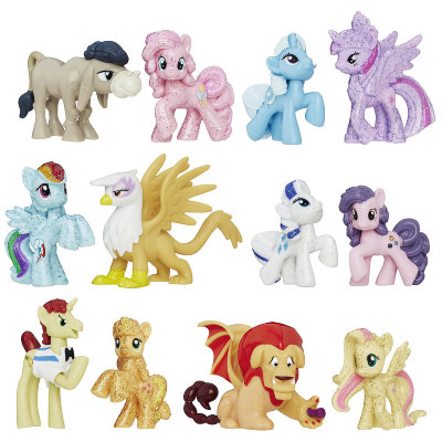 Подарочный набор мини-пони &#039;Коллекция сверкающих друзей&#039;, из специальной серии &#039;Элементы Дружбы&#039;, My Little Pony, Hasbro [B7704] Подарочный набор мини-пони 'Коллекция сверкающих друзей', из специальной серии 'Элементы Дружбы', My Little Pony, Hasbro [B7704]