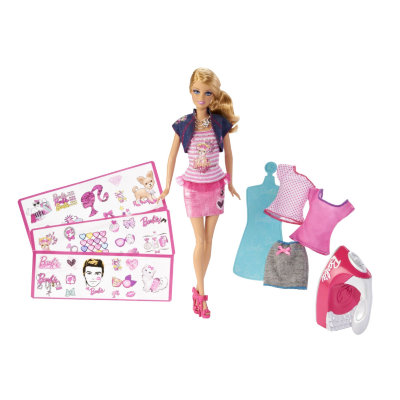 Игровой набор с куклой Барби &#039;Пригладь свой стиль!&#039; (Iron-On Style), Barbie, Mattel [BDB32] Игровой набор с куклой Барби 'Пригладь свой стиль!' (Iron-On Style), Barbie, Mattel [BDB32]