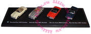 Набор из 4 автомобилей Mercedes-Benz SL-серии 1:72, в пластмассовой коробке, Cararama [714-1]