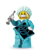 Минифигурка 'Доктор', серия 6 'из мешка', Lego Minifigures [8827-11]