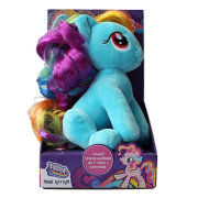 Мягкая игрушка 'Радуга Дэш с волшебной расческой', со световыми эффектами, My Little Pony, Plush Apple [GT8007-4]